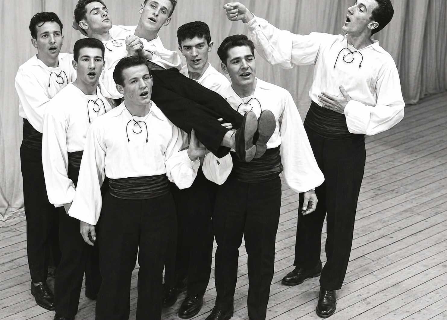 Chorale les Gamins de la gamme en 1957