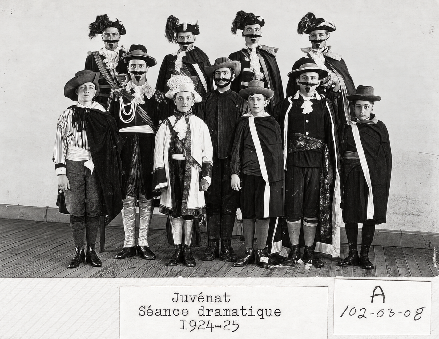 Séance dramatique en 1924