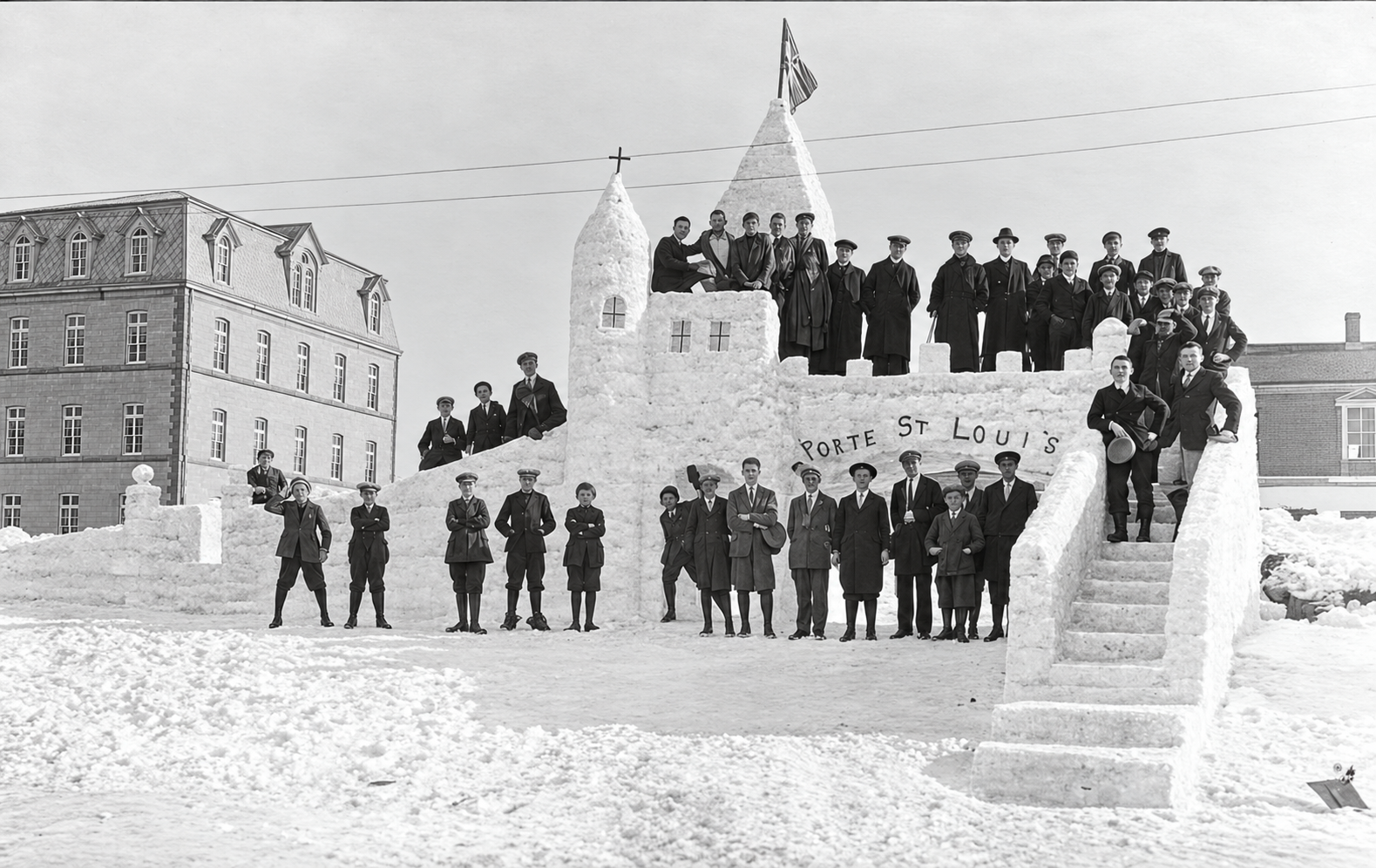 Château de neige en 1934